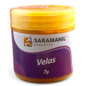 CORANTE EM PÓ P/ VELA LARANJA 7G