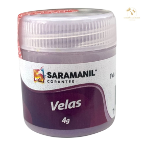 CORANTE EM PÓ P/VELA CINTILANTE VIOLETA 4G