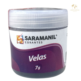 CORANTE EM PÓ P/VELA LILÁS 7G