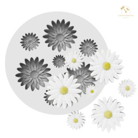 FORMA SILICONE MINI GIRASSOL