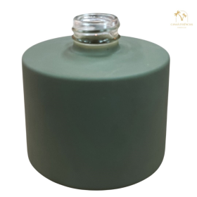 VIDRO COLISEU VERDE MILITAR FOSCO 250ML
