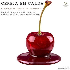 ESSÊNCIA GOURMAND CEREJA EM CALDA - 100ML (QUORUM)