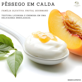 ESSÊNCIA GOURMAND PÊSSEGO EM CALDA  - 100ML (QUORUM)