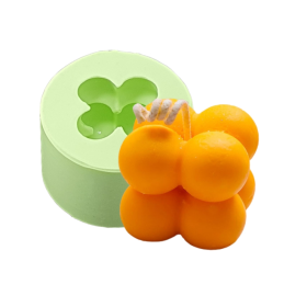 FORMA SILICONE CUBO BOLINHA MINI