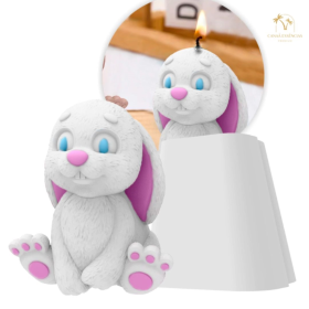 FORMA DE SILICONE MINI COELHINHO