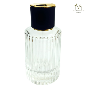 PORTA PERFUME 50ML COM VÁLVULA E SOBRETAMPA