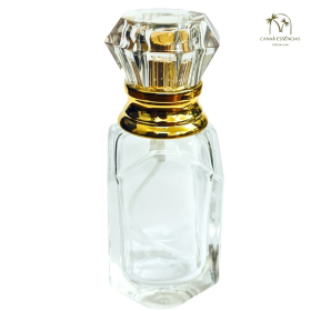 PORTA PERFUME 30ML COM VÁLVULA E SOBRETAMPA