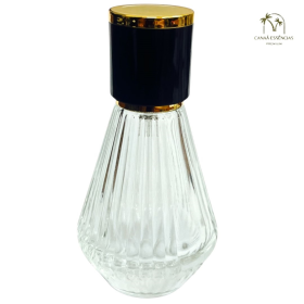 PORTA PERFUME DIAMANTE 30ML COM VÁLVULA E SOBRETAMPA