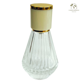 PORTA PERFUME 30ML COM VÁLVULA E SOBRETAMPA