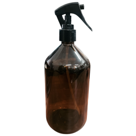 VIDRO ÂMBAR 500ML COM VÁLVULA