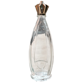 VIDRO SANTINHA 125ML C/TP PLÁSTICA DOURADA
