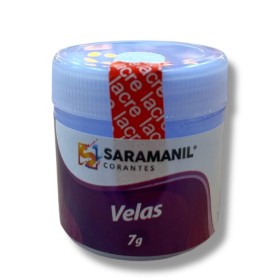 CORANTE EM PÓ P/ VELA AZUL BEBÊ 7G