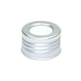 TAMPA ALUMÍNIO PRATA FURADA 28/410